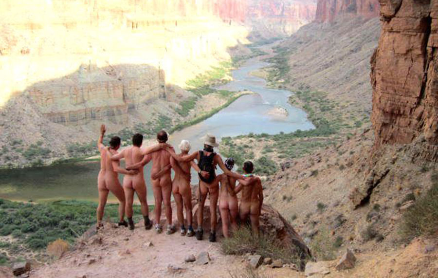 Nude in the Grand Canyon